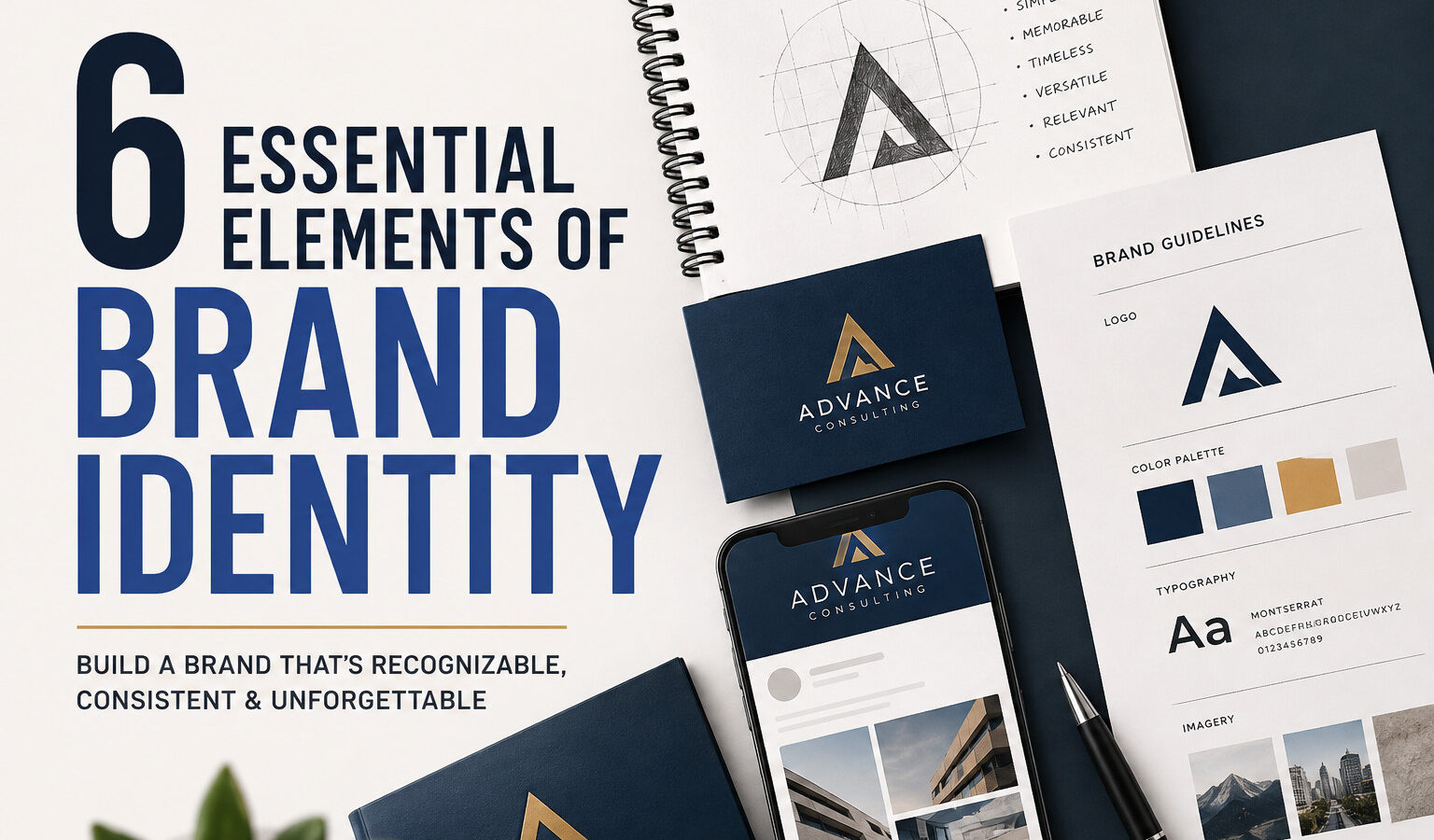 6 essential elements of brand identity featured image