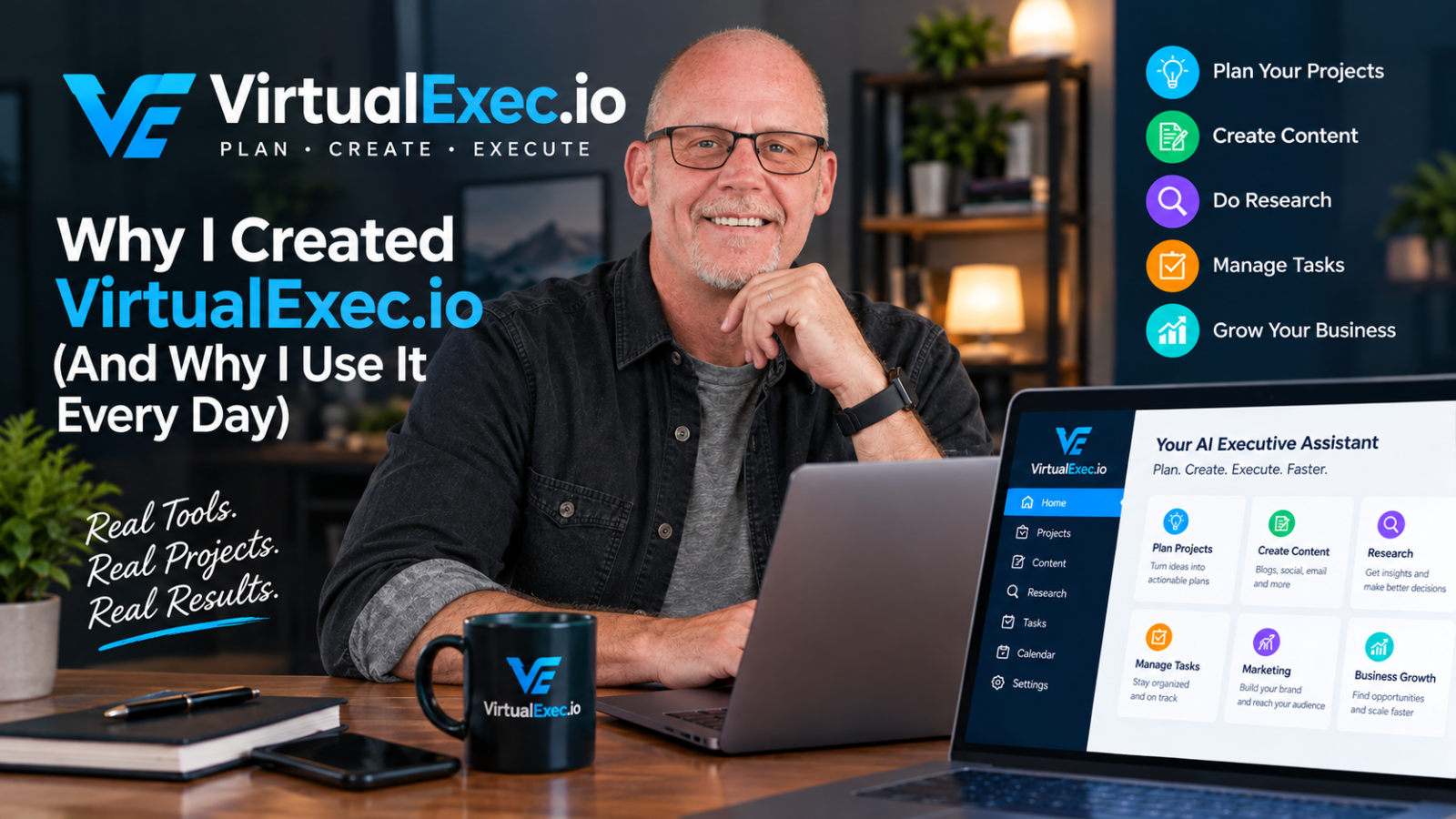 why i created virtualexec.io blog post